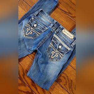 BUCKLE Rock Revival Gwen Jeans Skinny Sz 27